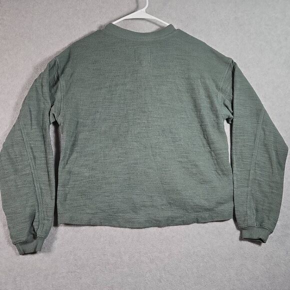 Aerie Waffle knit Long Sleeve Henley XS Sweatshirt Top - Picture 5 of 10